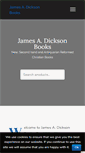 Mobile Screenshot of jamesdicksonbooks.com